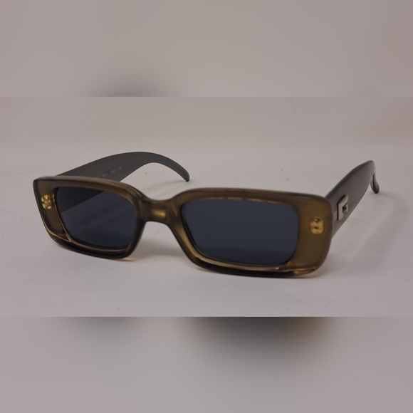 Gucci Womens Sunglasses Tom Ford Y2K Green Black Rectangle GG 2409/N/S 49-19-135 - Picture 9 of 16